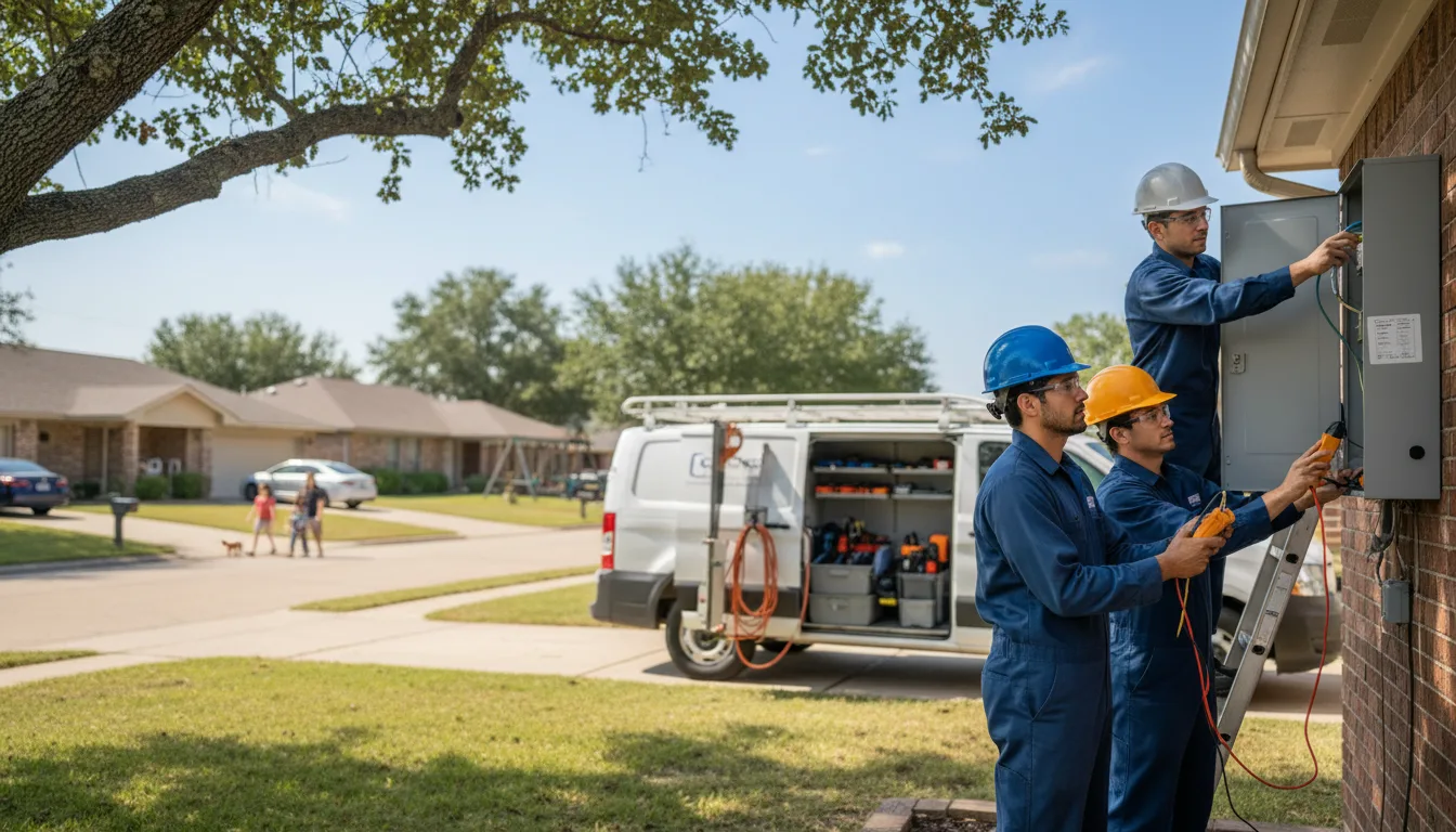 Certified electrician providing emergency electrical services in Lyles, TN